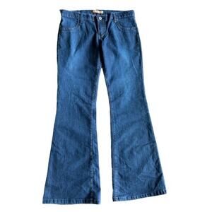 Danesi Flare Jeans Dark Wash Size 11 Embroidered Rhinestone Seat NWT